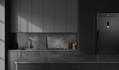 Hold dine fødevarer friske længere med køleskabet Steel Cucine ENFASI 76 COMBI BUILT-IN All Black