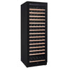Pevino Noble 148 flasker - 1 zone - Sort glasfront