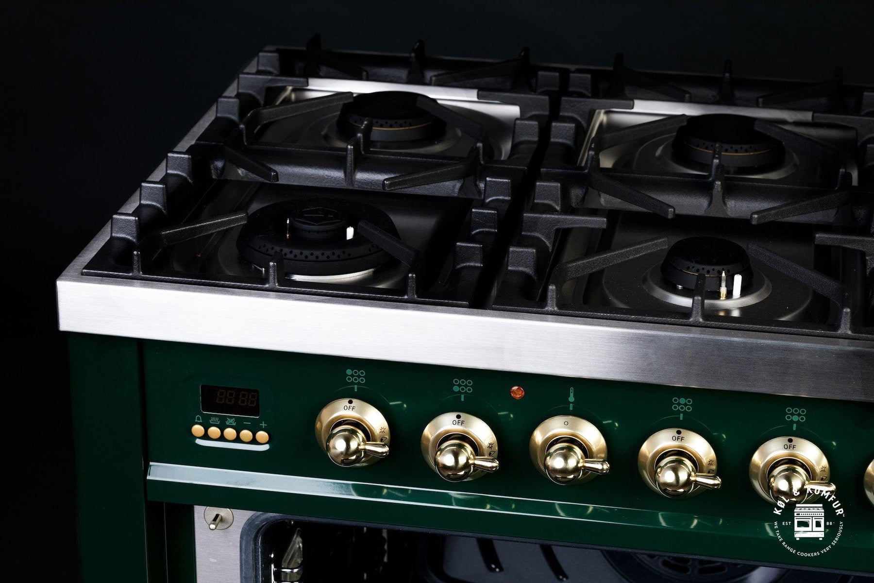 ILVE Nostalgie Dobbelt Komfur P12N 120 Cm K l Komfur ilve-nostalgie-dobbelt-komfur-p12n-120-cm-k-l-komfur